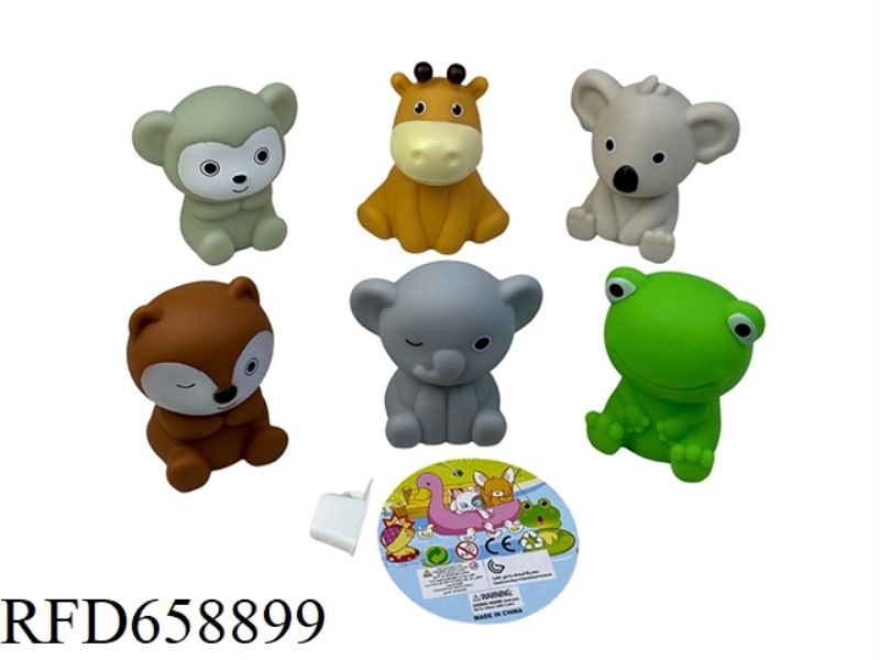 BATHROOM SPLASHING WITH VINYL FOREST ANIMALS