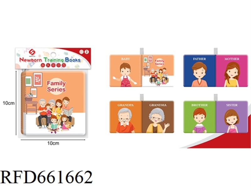 FAMILY COGNITION CLOTH BOOK
(4 PAGES AND 8 SIDES)