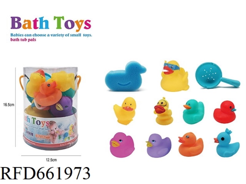BATHING COLORFUL DUCK SET