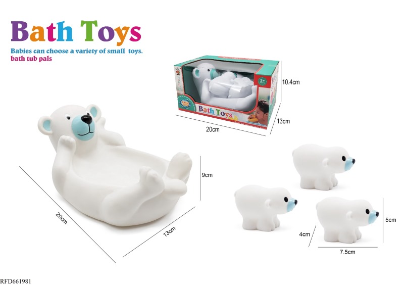 WHITE BEAR MOTHER SET