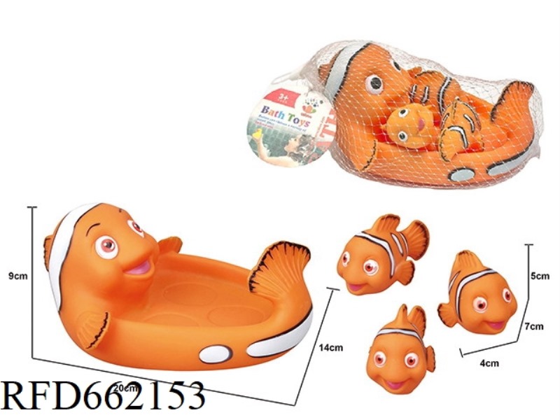CUTE WATER-SPLASHING GOLDFISH SET
