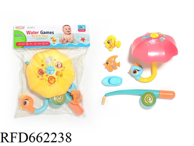 5 BATH FISHING SPLASHING SET