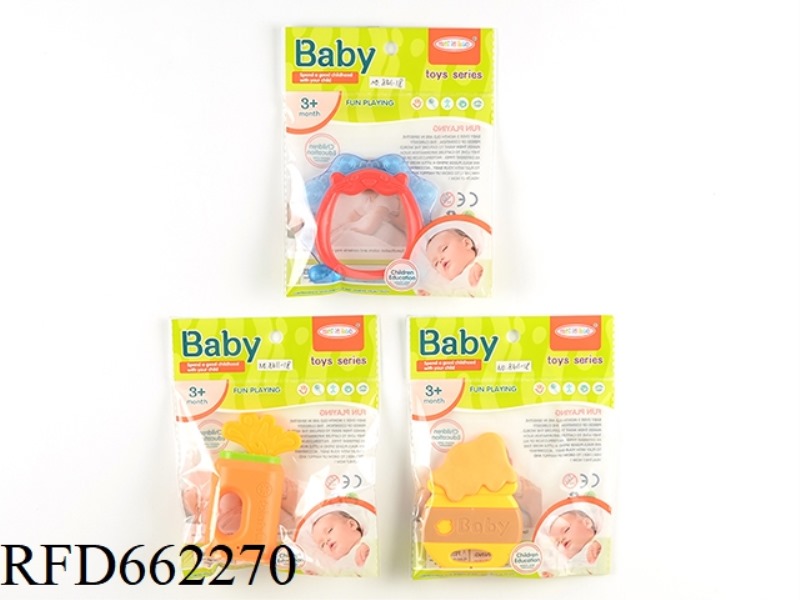 3 TYPES OF RATTLE TEETHER