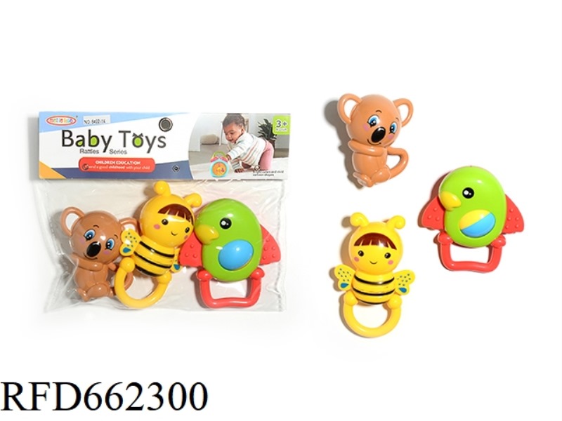 THREE RATTLES