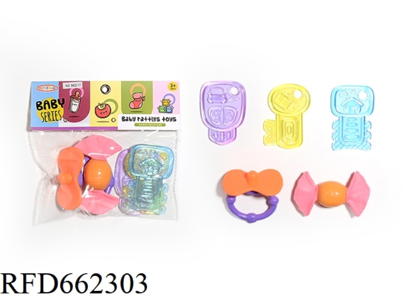 FIVE BABY TEETHER