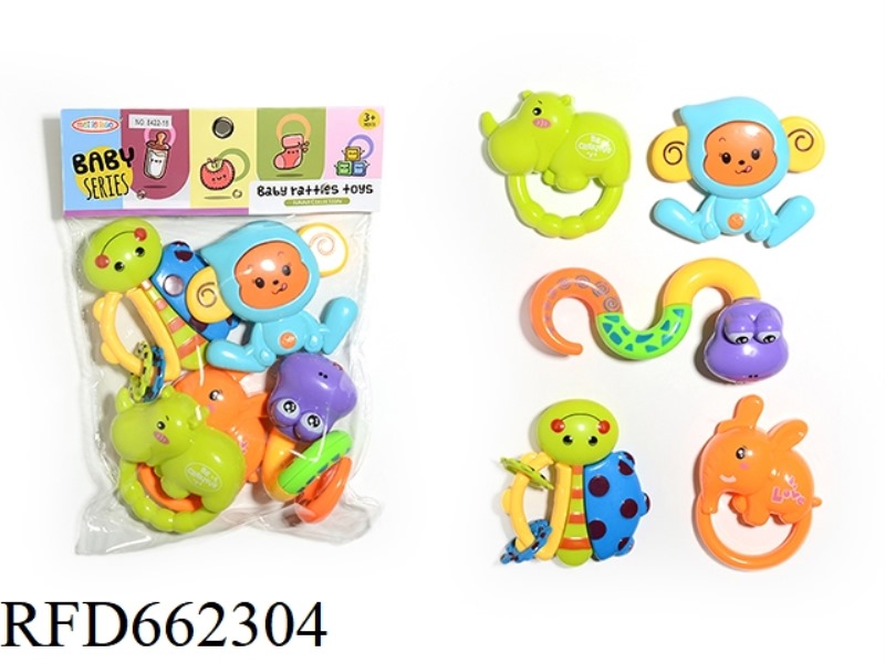 FIVE BABY TEETHER