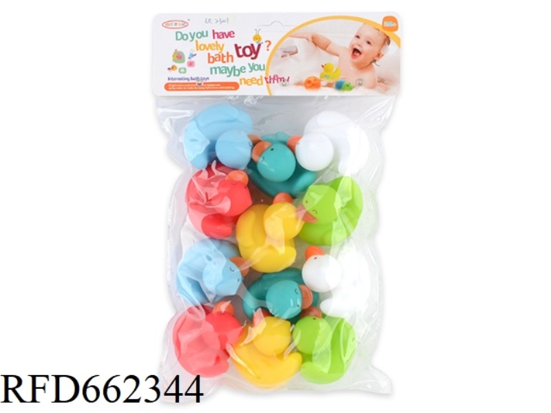 12 MOLDED DUCKS