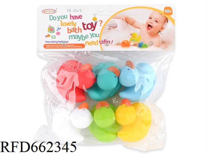 6 MOLDED DUCKS