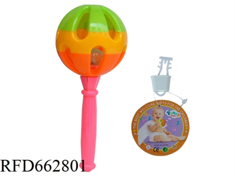 COLORED BALL RATTLE