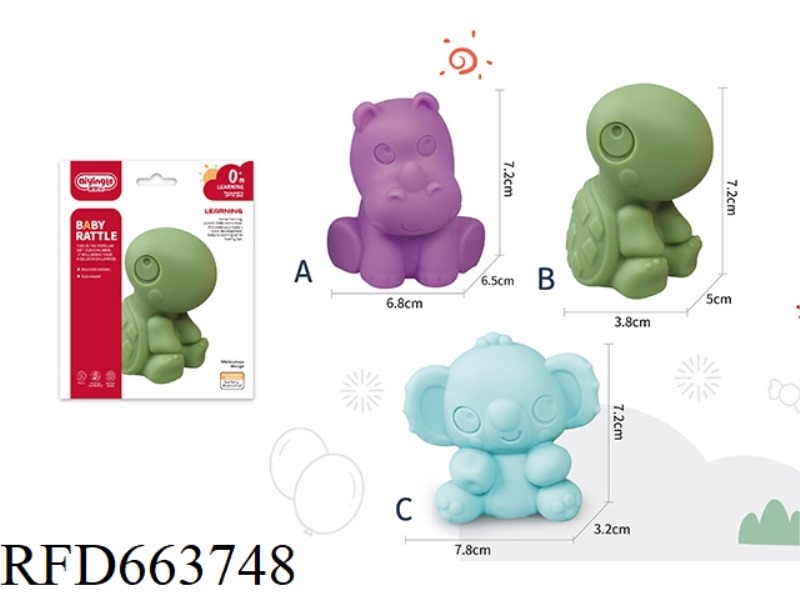 HIPPO/KOALA/TURTLE THREE KINDS OF VINYL ANIMALS