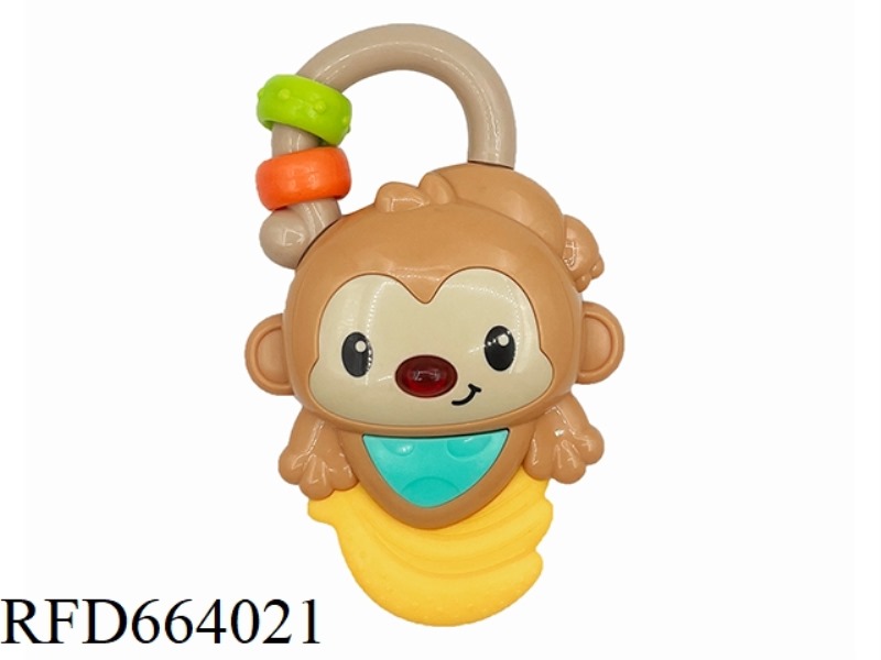 BABY MONKEY BANANA RATTLE LIGHT MUSIC