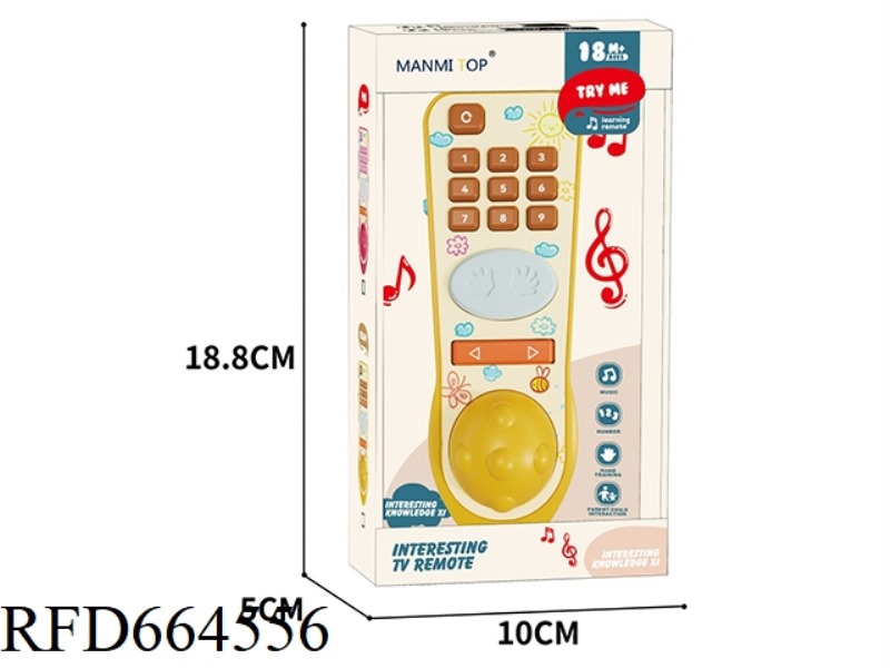 MUSIC TV REMOTE CONTROL (ENGLISH + SPANISH)