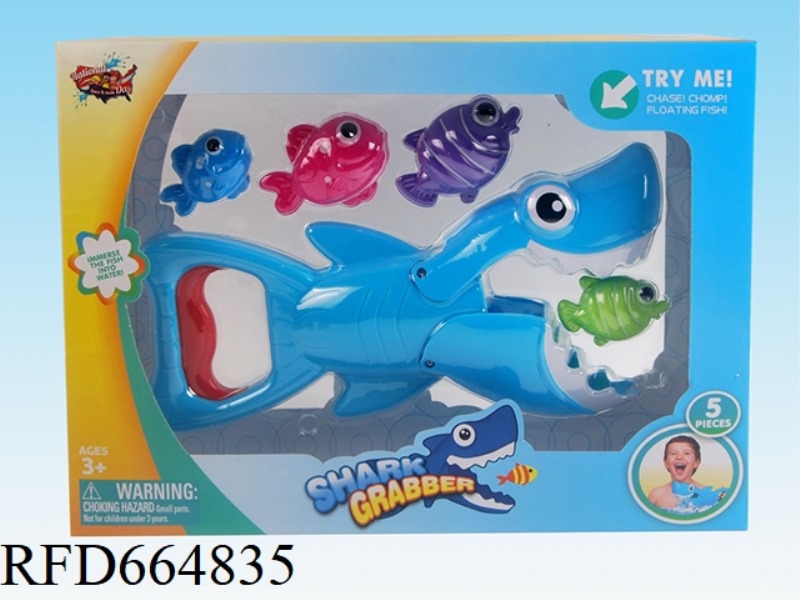 HAND-PRESSED SHARKS CATCH SMALL FISH