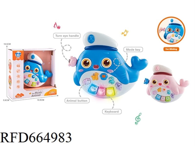 CARTOON WHALE ELECTRONIC ORGAN
