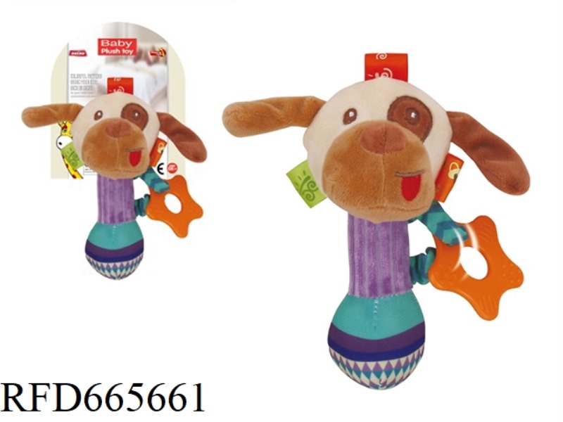 THE BABY SWINGS THE BELL WITH ITS HAND