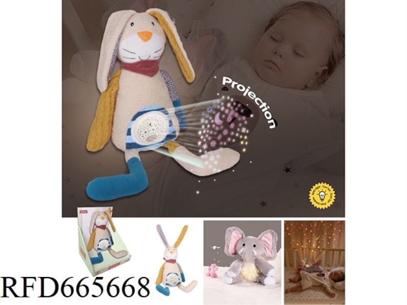 BABY SOOTHING PLUSH WITH LIGHT AND MUSIC FUNCTIONS