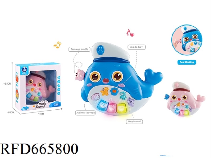 CARTOON WHALE ELECTRONIC ORGAN