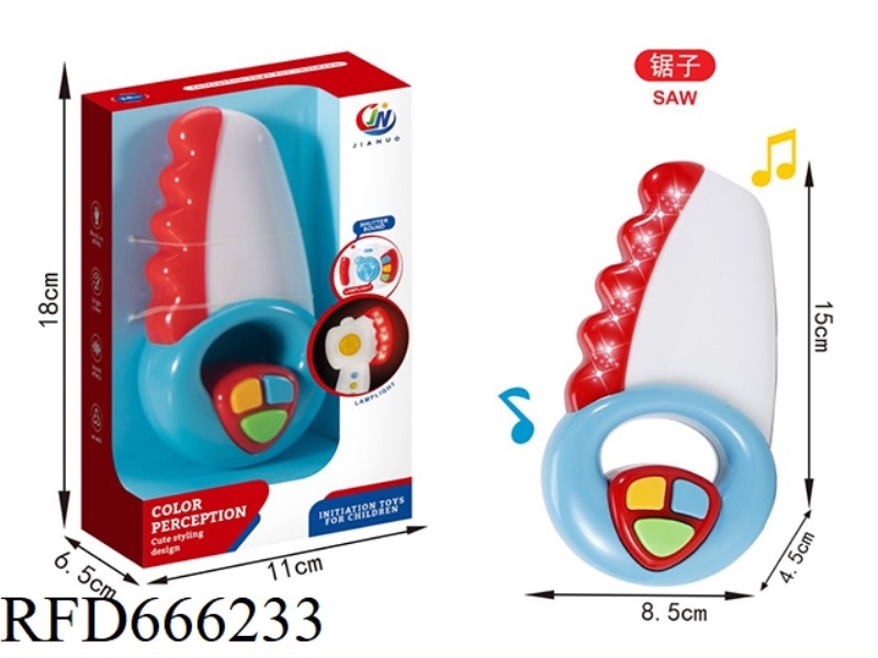 EDUCATIONAL BABY SAW WITH LIGHT AND MUSIC