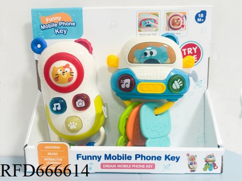 MOBILE PHONE + KEY