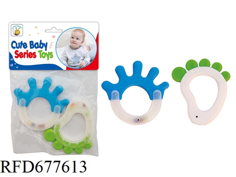 TOOTHED RATTLE (CAN BE BOILED IN WATER)