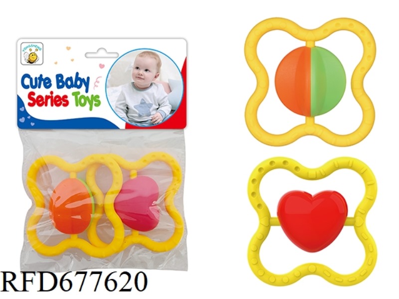 TOOTHED RATTLE (CAN BE BOILED IN WATER)