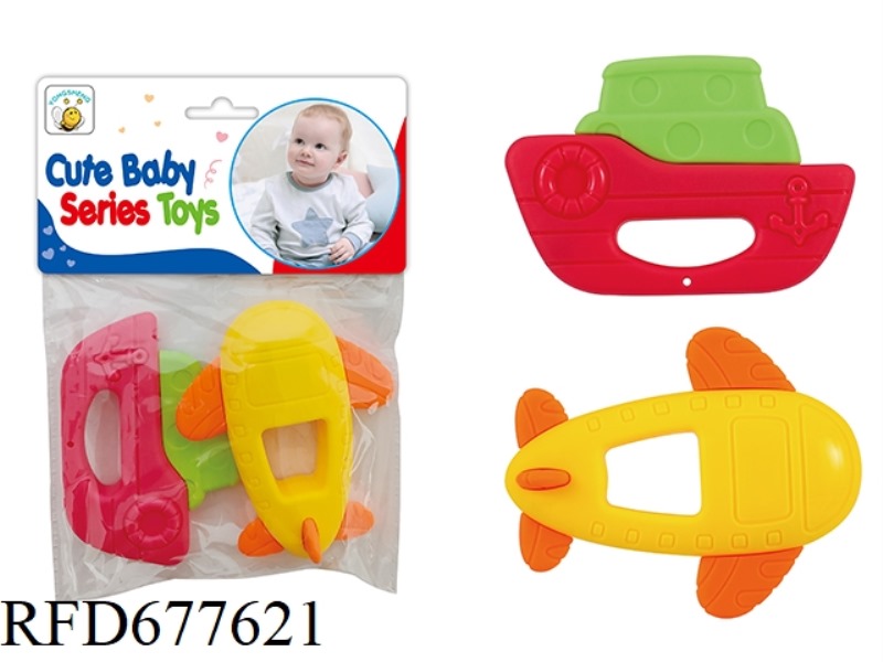 TOOTHED RATTLE (CAN BE BOILED IN WATER)