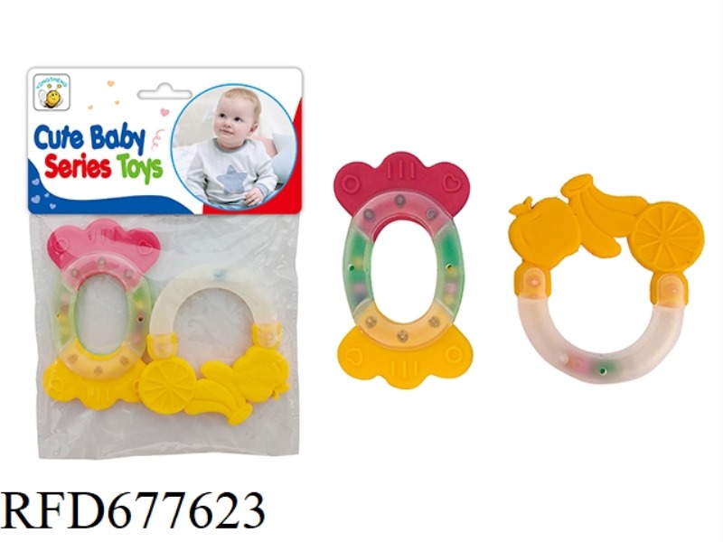 TOOTHED RATTLE (CAN BE BOILED IN WATER)