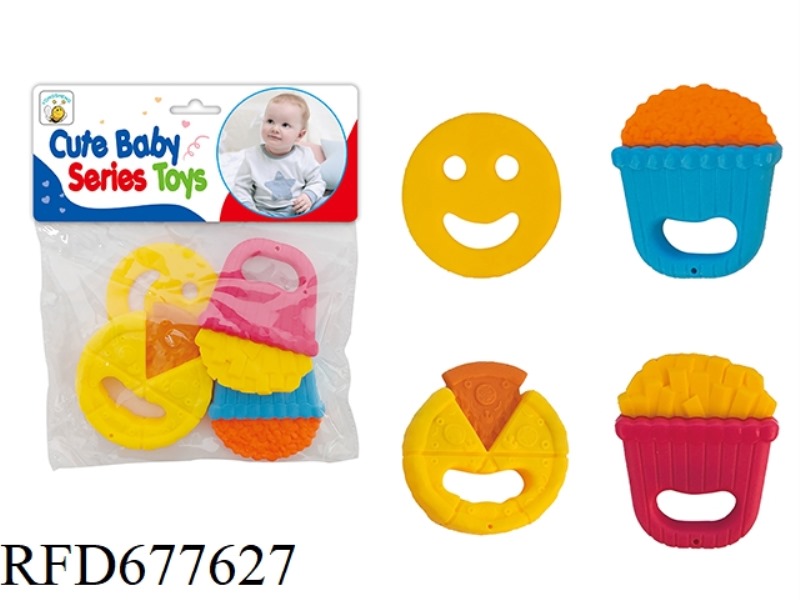 TOOTHED RATTLE (CAN BE BOILED IN WATER)