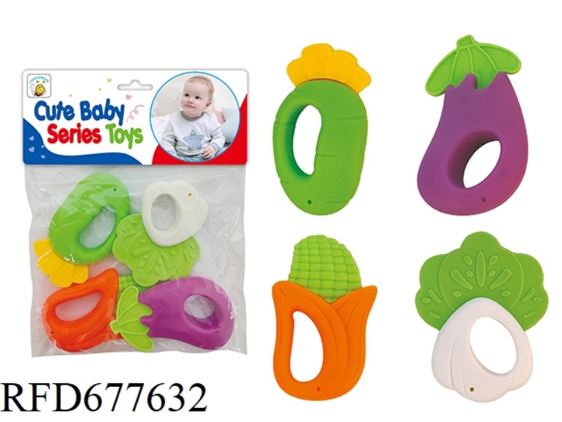TOOTHED RATTLE (CAN BE BOILED IN WATER)