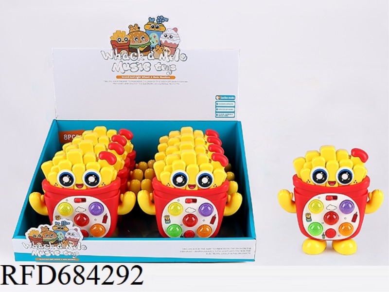8 PIECES OF ELECTRONIC KEYBOARD FOR FRENCH FRIES MUSIC AND WHAC-A-MOLE