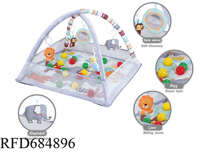 THE BABY GAME CARPET BALL POOL HAS 12 5.5CM OCEAN BALLS