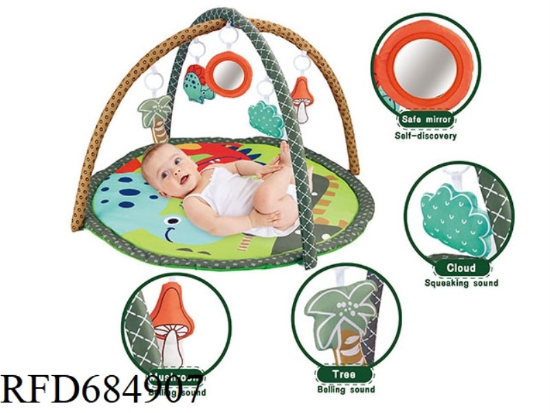 DINOSAUR SCENE BABY GAME BLANKET