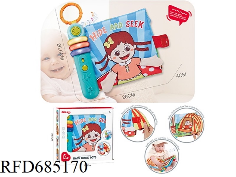 HIDE-AND-SEEK MUSIC CLOTH BOOK (WITH ELECTRONIC PAGES)