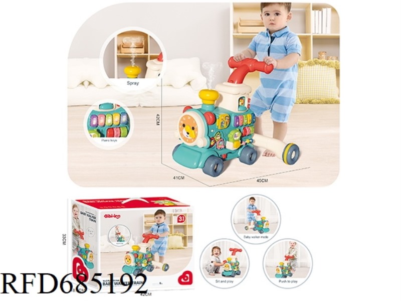 STEAM LEARNING TRAIN 3-IN-1 (BLUE)