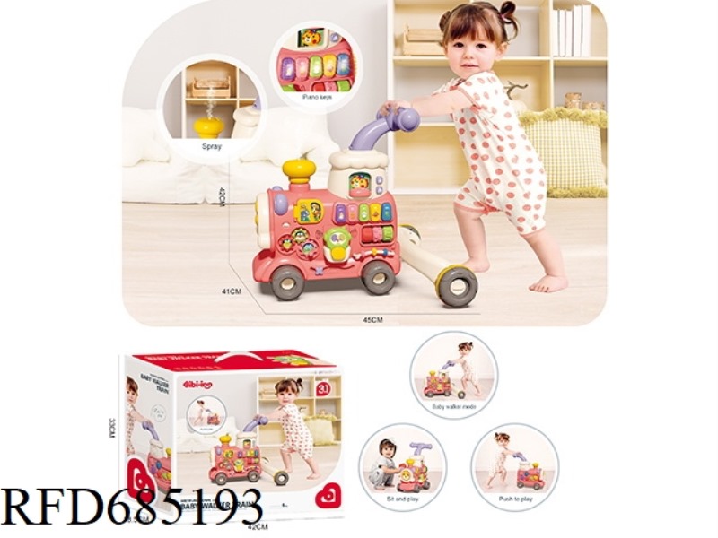 STEAM LEARNING TRAIN 3-IN-1 (RED)
