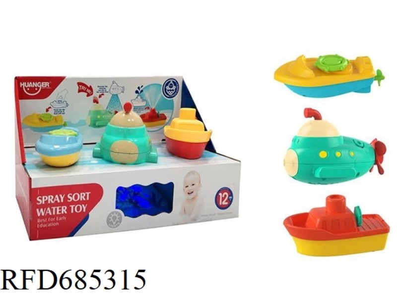 HAPPY WATER COMBINATION (SPEEDBOAT, SMALL SUBMARINE, CARGO SHIP)