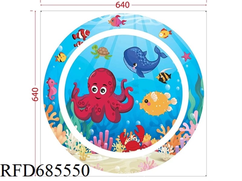 RED OCTOPUS INFLATABLE BABY WATER PAD