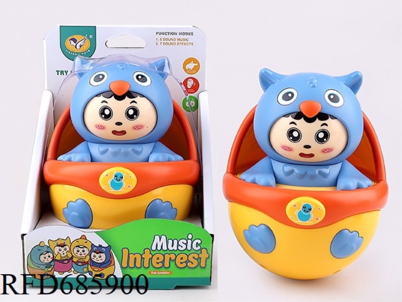 OWL WIND CHIME UNTOPPLEABLE DOLL