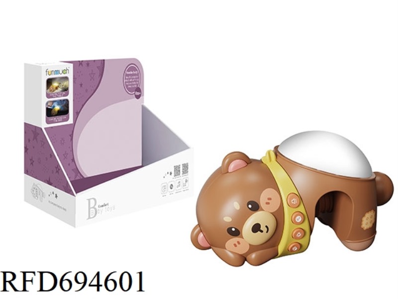 BABY SOOTHING NIGHT LIGHT BED BELL (TEDDY BEAR)