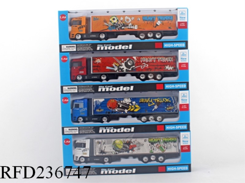 ALLOY SLIDE CONTAINER TRUCK