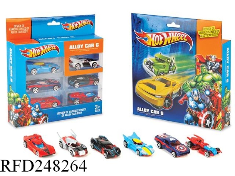 ALLOY CAR (6 STYLE ASST)