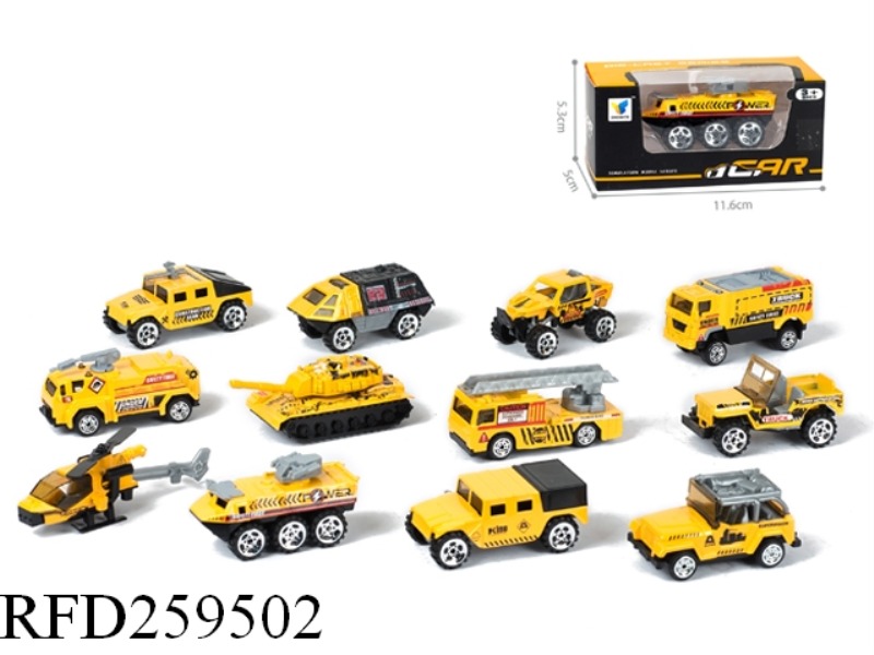 SLIDE ALLOY TRUCK(1PCS,11 ASST)