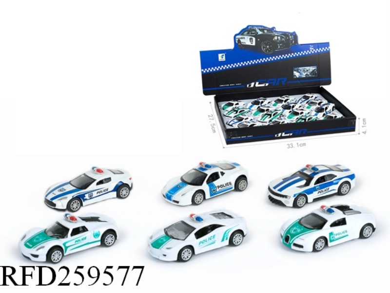 1:50 PULL BACK ALLOY RACING CAR(16PCS,6 ASST)