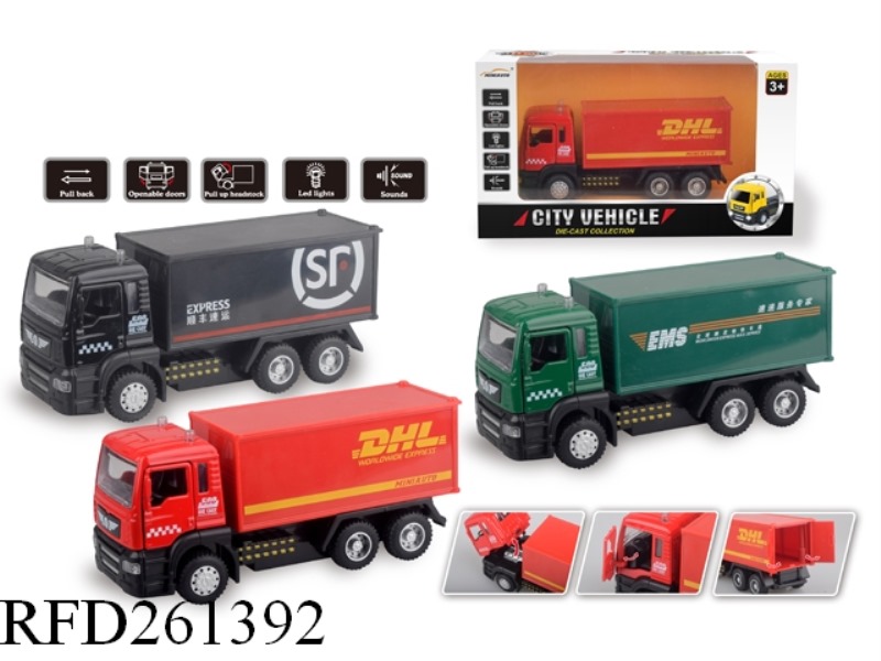 1:50 ALLOY EXPRESSAGE TRANSPORT CART(3 ASST)