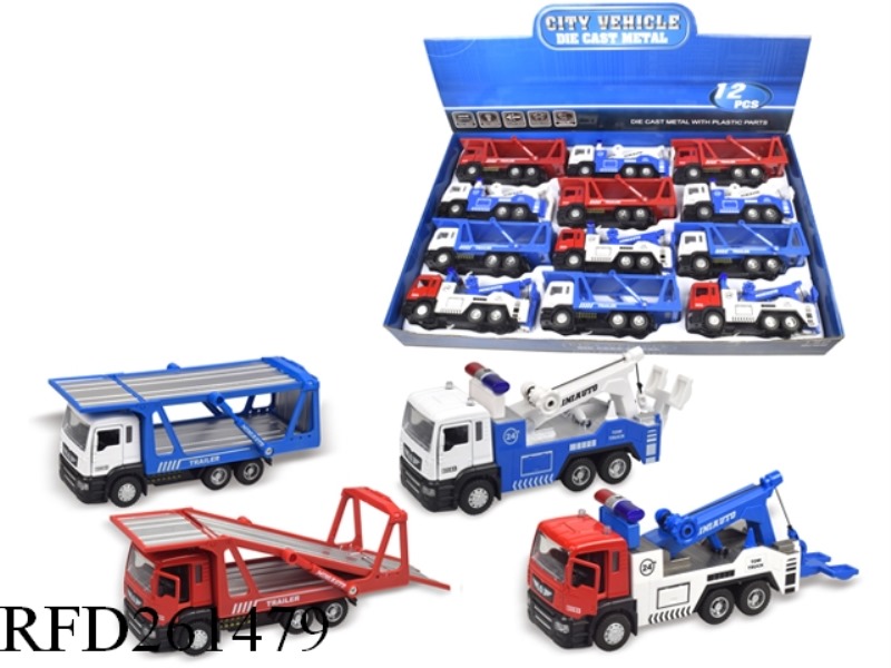 1:50 ALLOY CITY TRUCK 12PCS