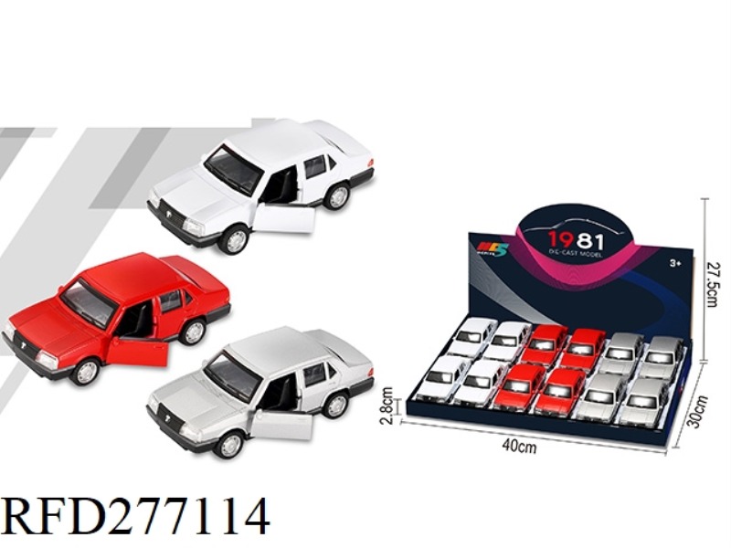 1:32 VINTAGE ALLOY VINTAGE CAR 12PCS
