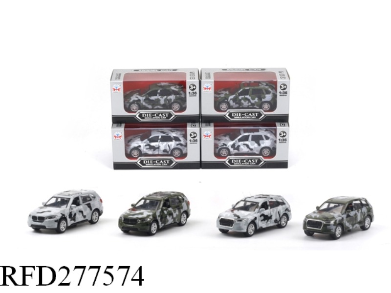 1:36 PULL BACK ALLOY CAR WITH LIGHT MUSIC