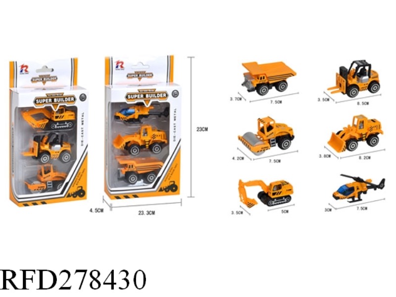 ALLOY SHOP TRUCK 3PCS