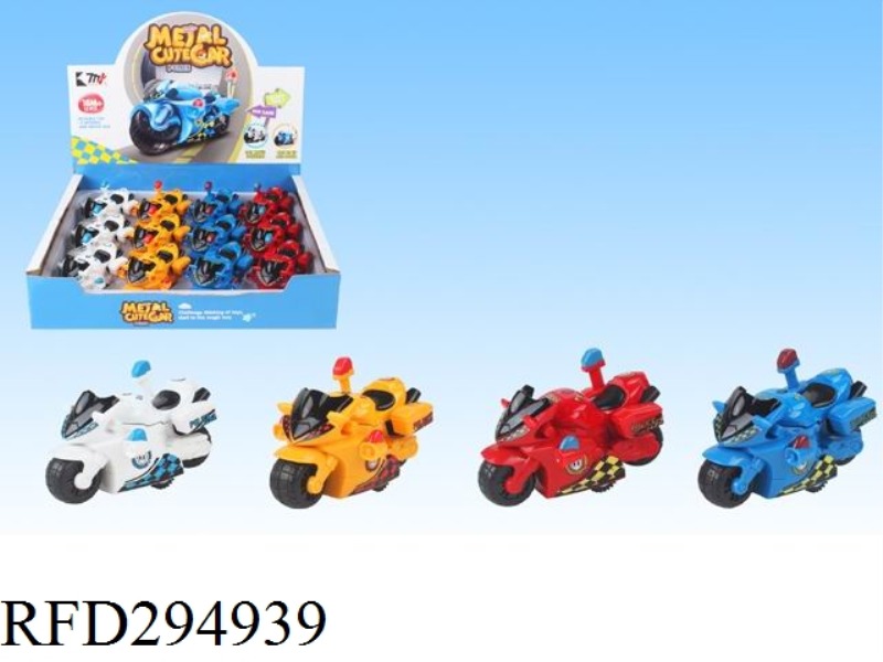 FRICTION POLICE MOTORCYCLE(12PCS)