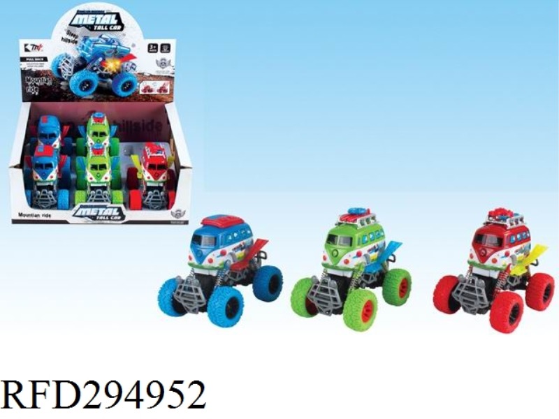 DOUBLE FRICTION ALLOY CROSS-COUNTRY CAR(6PCS)